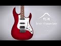 JOS2-FM-G Odyssey J-Standard Series (Transparent Red Burst), зображення 
