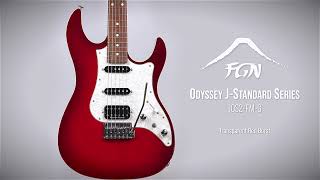 JOS2-FM-G Odyssey J-Standard Series (Transparent Red Burst), зображення 1