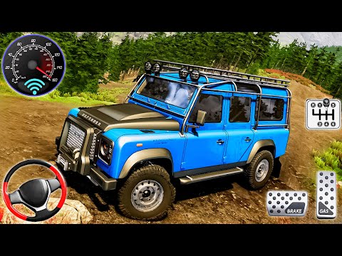 Offroad Jeep Driving 3D Simulator - Real 4x4 SUV Cargo Jeep Driving: Android Gameplay