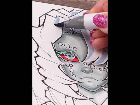 Drawing Rui from Demon Slayer | Kimetsu No Yaiba