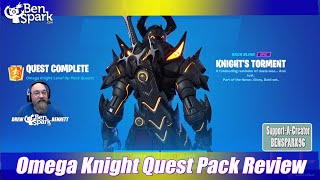 Omega Knight's Level Up Pack! Includes Outfit, Back Bling & Pickaxe! PLUS 28 XP Levels - Fortnite