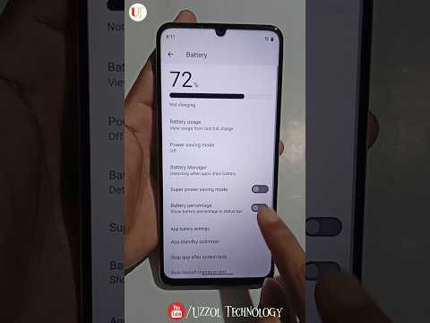 How To Realme C53 Battery Percentage Setting#foryou #viral #shorts #video #uzzol_technology