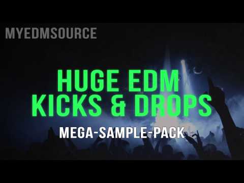 HUGE EDM KICKS & DROPS (Free Mega-Sample-Pack +Midi Files)