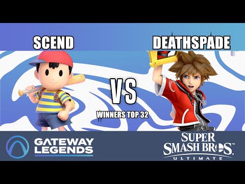 Gateway Legends - Winners Top 32 - Scend(Ness) Vs. Deathspade(Sora)
