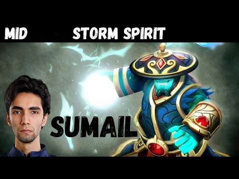 SumaiL PLAYS HIS SIGNATURE HERO FOR SECRET!! STORM SPIRIT MID FULL GAMEPLAY!