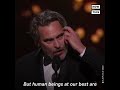 Joaquin Phoenix - Oscars Acceptance Speech