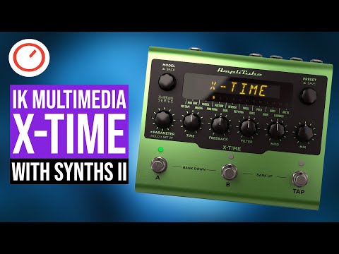 IK Multimedia X-TIME Stereo Delay Pedal Sound Demo II With Synthesizers (Nymphes, minilogue xd...)