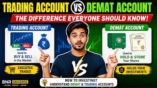 Trading Account vs Demat Account | The Difference Everyone Should Know! | New to Investing? Understa