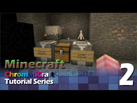 ChromatiCraft Tutorial v17 - Lumen Turret & Chroma Collector