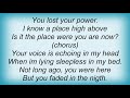 Shebang - Echoing (In My Head) Lyrics