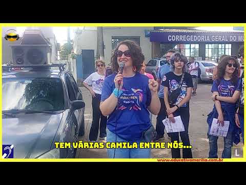 Tv Eduvcativa Coletivo de Mulheres Marília S.P. Toda a Sociedade contra o Feminicídio.Camila Mugnai