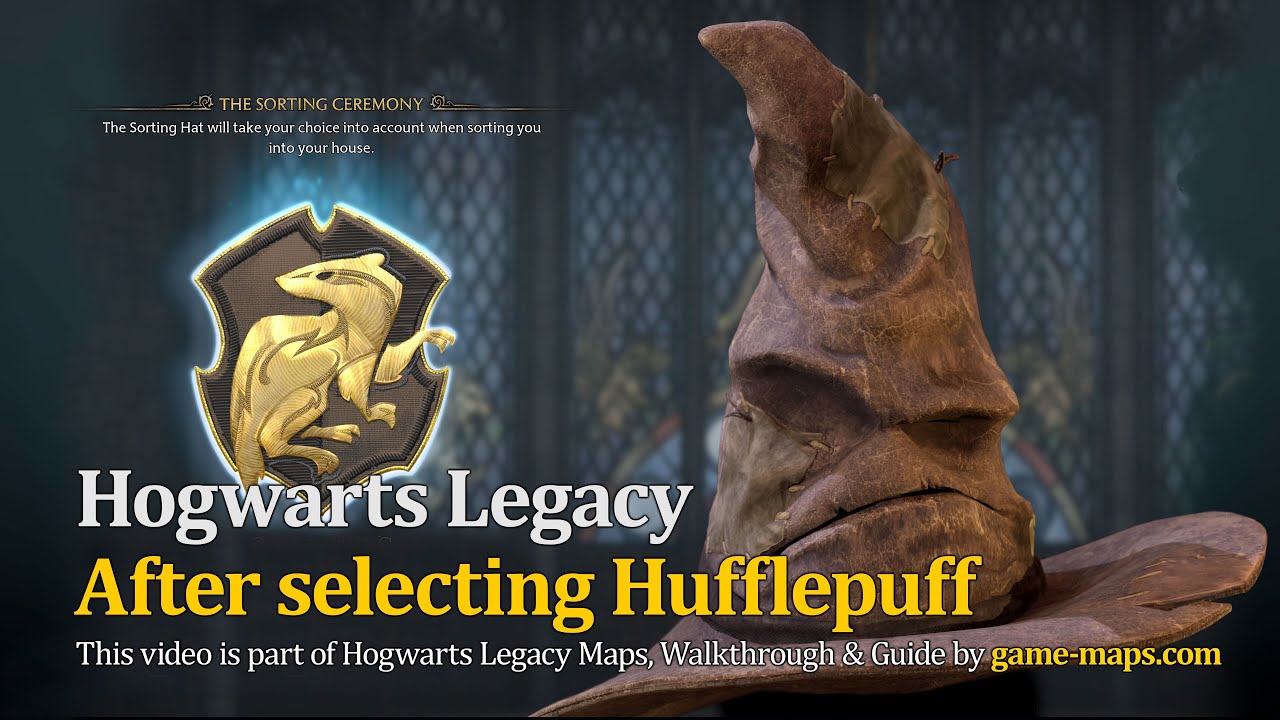 Video After selecting Hufflepuff House