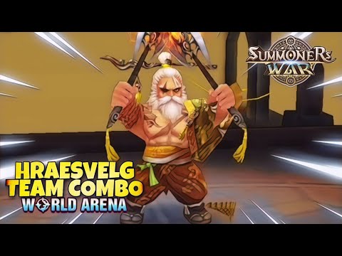 Hraesvelg Team Combo in World Arena - Summoners War