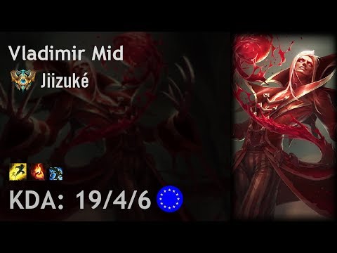 Vladimir Mid vs Cassiopeia - Jiizuké - EUW Challenger Patch 7.17