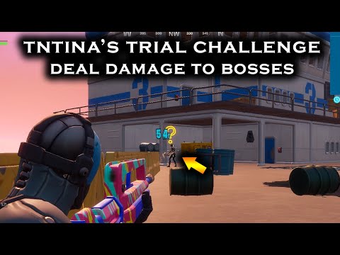 Fortnite *NEW* Deal Damage to Bosses - TNTINA'S Trail Challenge