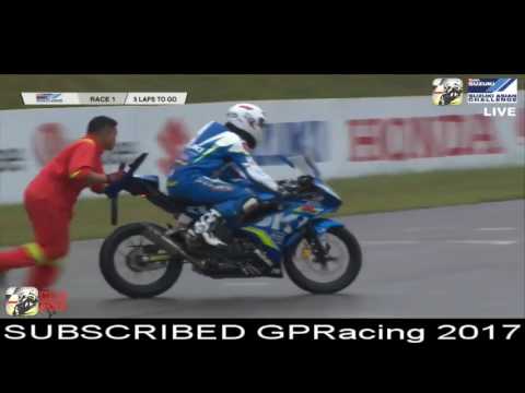 Full Race ARRC  2017  Suzuki Asian Chalengge Johor Malaysia Day 1, Rider Indonesia Berjaya CBR250RR