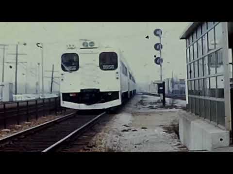 GO Train Ride in 1973 - Raw Film