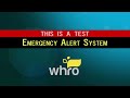 WHRO TV Required Weekly Test EAS 1185