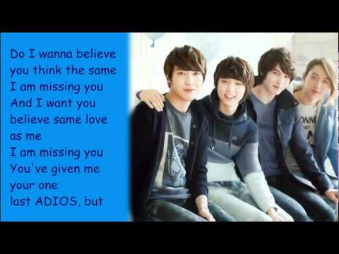 CNBLUE- Don't Say Goodbye (with lyrics on screen) + Ringtone