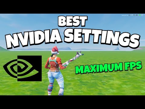 The New *BEST* Nvidia Settings For Fortnite Chapter 7! (HUGE FPS BOOST)