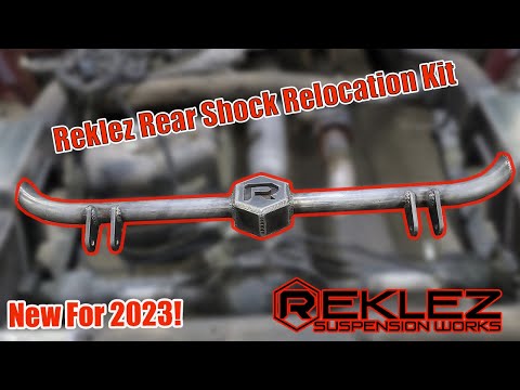 Reklez Shock Relocation Kit Install with QA1 Single Adjustable Shocks Under Bed Notch & Monster Notc