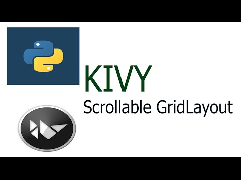 ScrollView with GridLayout in kivy.