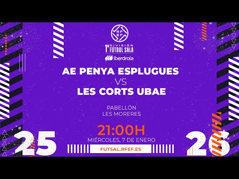 AE Penya Esplugues vs AE Les Corts UBAE | Primera Iberdrola Futsal Jornada 13