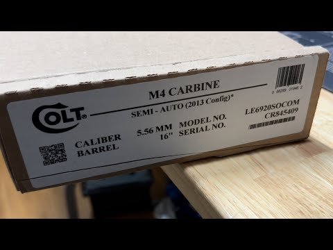 UNBOXING - Colt M4 Carbine LE6920SOCOM M4A1 5.56 Rifle (2013 Configuration)