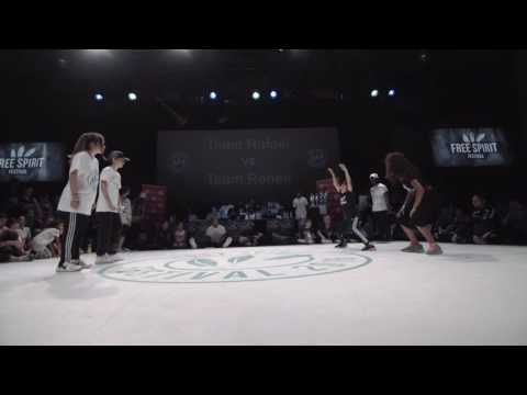 Team Rafael vs Team Renee - 2 vs 2 Kids Quarter Final - Free Spirit Championship 2016