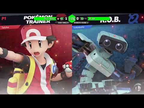 EVAC 1/2/19 - SSBU - DF | Taicho (Pokemon Trainer) vs DI Joe (ROB)