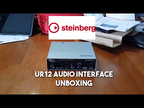 Steinberg UR12 audio interface unboxing