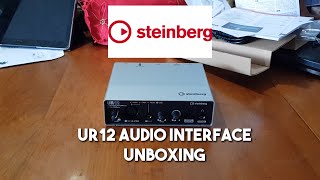 Video thumbnail for Steinberg UR12 audio interface unboxing by Chinix