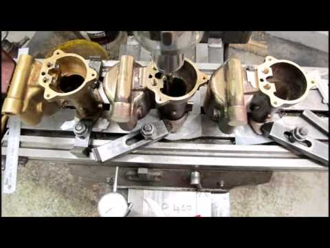 Renault FT and TSF project - Machining the Carburettor body and float