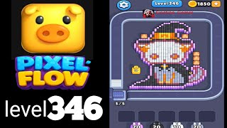 Pixel Flow level 346 Guide Walkthrough Solution