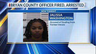 Bryan County Detention officer arrested, fired
