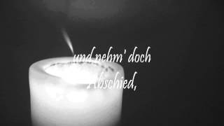 Abschied von dir, Trauerlied zur Beerdigung, Trauerfeier Lied über Tod, Lieder von Thomas Koppe