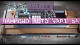 Video thumbnail for Analog Drum Machine Hammond Auto Vari 64 mid 1970 meets Eurorack drum sequencer from Erica Synths by Maik Schott
