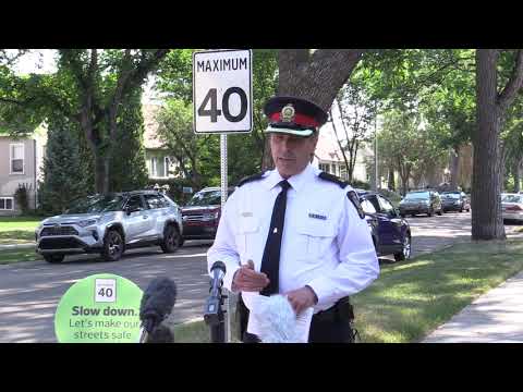 Edmonton residential speed limit dropped to 40km hour