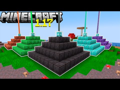 FIZ TODAS AS TORRES DE BEACONS NO MINECRAFT SURVIVAL 1.17 - Creative Squad 130