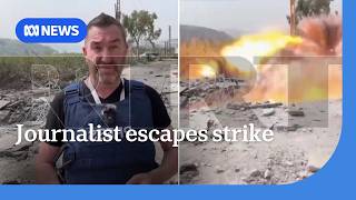 Journalist narrowly escapes Israeli missile strike in Lebanon | ABC NEWS