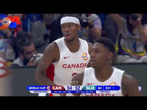 Ejected with 6 minutes left in the 4th quarter?! Slovenia's fate is at stake...? 😳 🏀Canada vs. Sl...