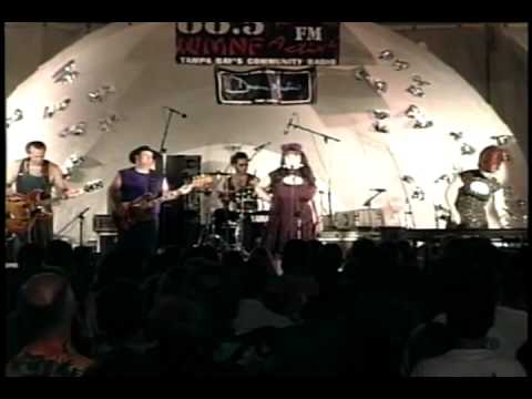 Candye Kane at WMNF Heatwave at the Cuban Club in Ybor City, Tampa Florida 1995