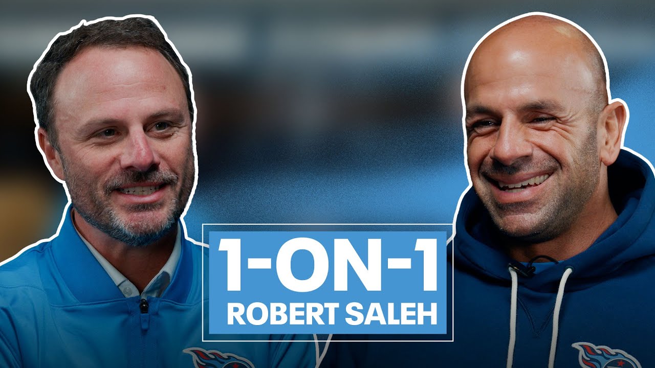 EXCLUSIVE: Robert Saleh 1-on-1 Inside the Titans Locker Room
