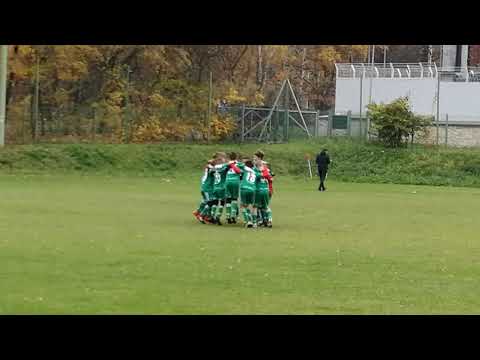 KS GTV STADION ŚLĄSKI II CHORZÓW vs. UKS RUCH CHORZÓW (6:2)_radość po wygranej