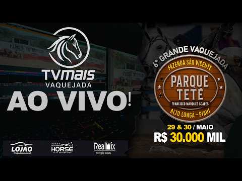 VAQUEJADA AO VIVO PARQUE TETÉ - ALTO LONGÁ - PI