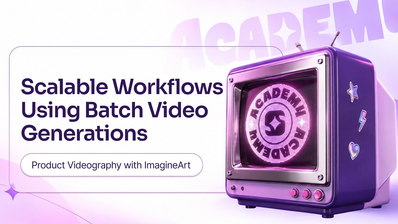 Scalable Workflows using Batch Video Generation