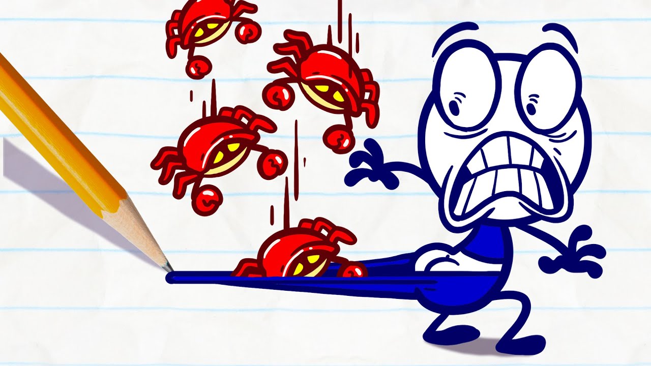 The Birth Of A Crustacean | Pencilmation Cartoons!