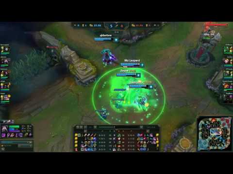 LoL: Bjergsen Kassadin vs Karma MID SEASON2016 Aug 2016