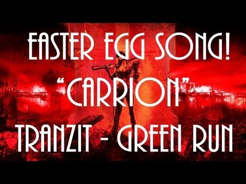 Call of Duty Black Ops 2 : Tranzit - Green Run | Easter Egg SONG - "Carrion" | German [HD]