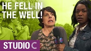 Fake Witness Confuses News Reporter - Studio C video